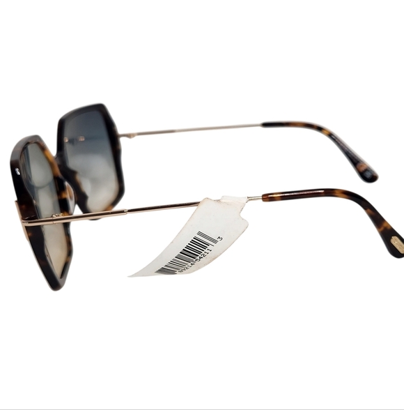 TOM FORD Joanna Butterfly Havana Sunglasses NEW - Picture 7 of 10